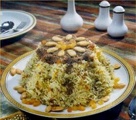 أرز باللحم والقرفة ‎‎