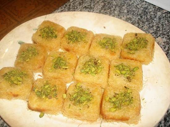 قوالب الكنافة بالقشطة والفستق‎‎