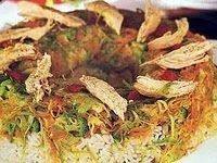 قالب الأرز بالدجاج والخضروات‎‎