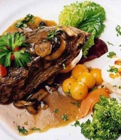 شرائح اللحم بالزعتر والبطاطس ‎‎