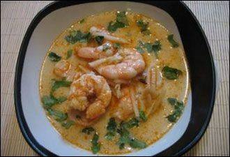 شوربة الربيان بالزنجبيل ‎‎