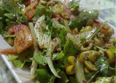 سلطة الجرجير والزيتون ‎‎