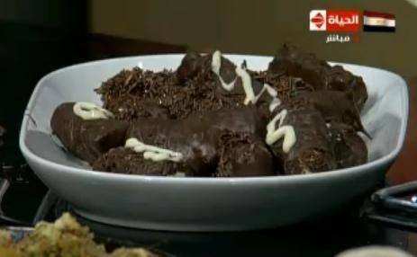 أصابع جوز الهند بالشكولاه ‎‎