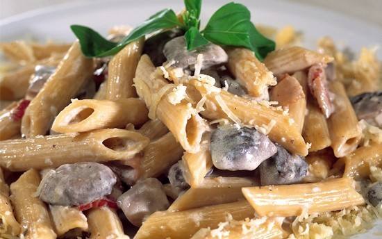 طريقة عمل المكرونة بالمشروم‎‎