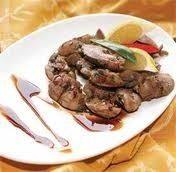 كبد الدجاج بالمشروم ‎‎