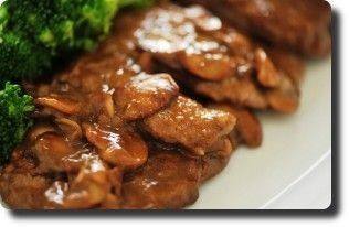 دجاج بصلصة عيش الغراب‎‎