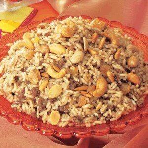 أرز بلحم الغنم ‎‎