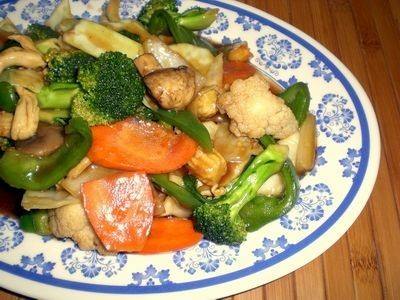 صدور الدجاج بالخضار ‎‎