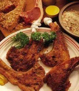 الريش المقلية بالبهارات والزنجبيل‎‎