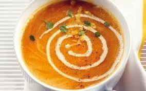 شوربة البرتقال والجزر ‎‎