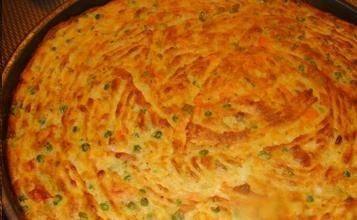 صينية بطاطس بوريه بالخضار‎‎