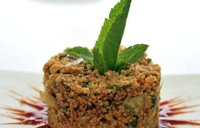 سلطة برغل بدبس الرمان‎‎