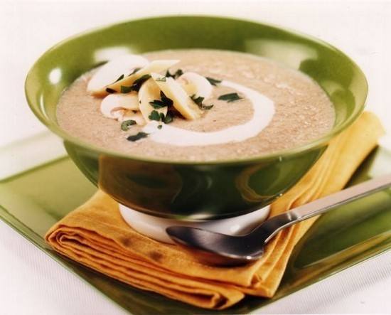 شوربة المشروم بالجبن ‎‎