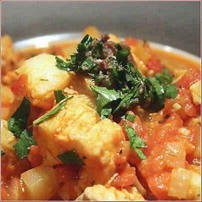 يخنة السمك بالطماطم‎‎