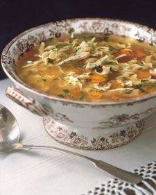 شوربة الدجاج بالمكرونة والذرة ‎‎