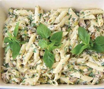 مكرونة بالصنوبر ‎‎