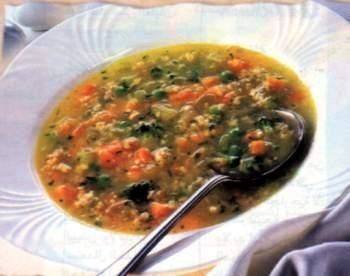 شوربة اللحم بالبازلاء‎‎