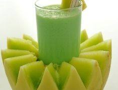 عصير الشمام باللبن‎‎