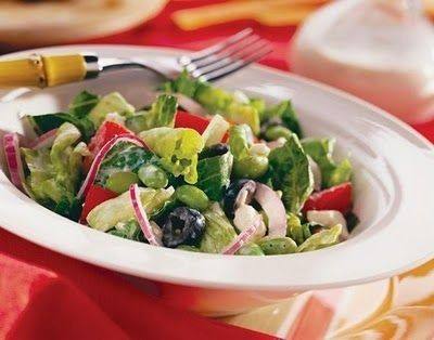 سلطة الزيتون والخس ‎‎