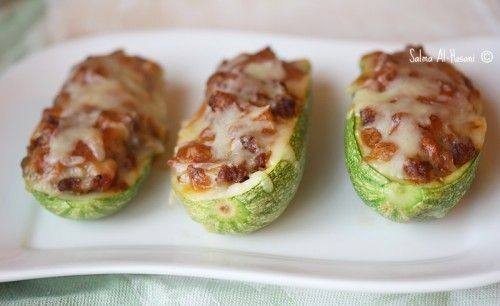 كوسا باللحم والحمص‎‎