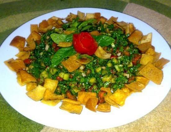 سلطة الزيتون والخبز ‎‎