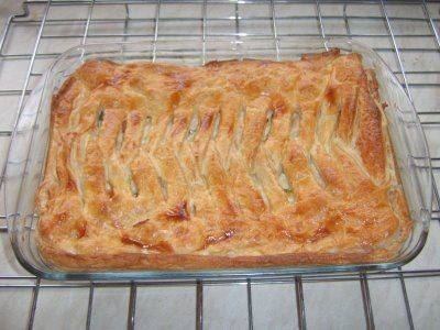 فطيرة الدجاج بالموزريلا ‎‎