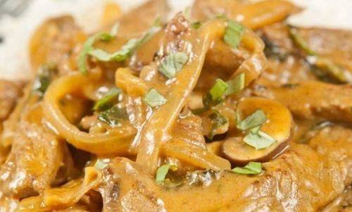 ستيك اللحم بالكاري والبابريكا ‎‎