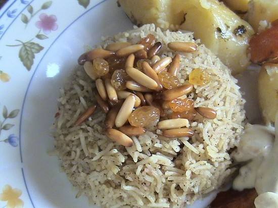 أرز بالمشروم ‎‎