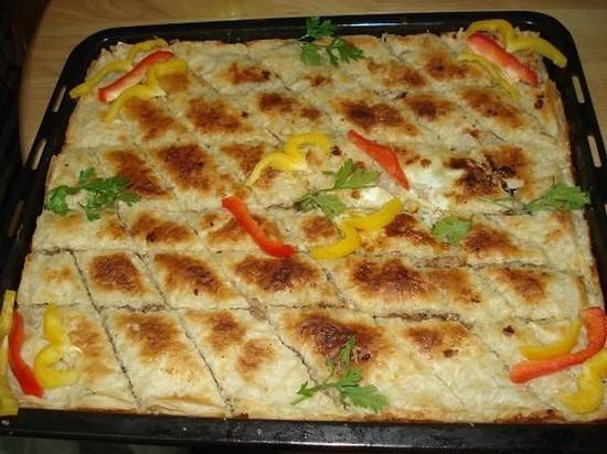 صينية الجلاش بالدجاج ‎‎