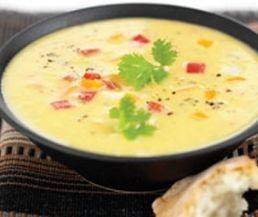 شوربة الدجاج بالذرة ‎‎