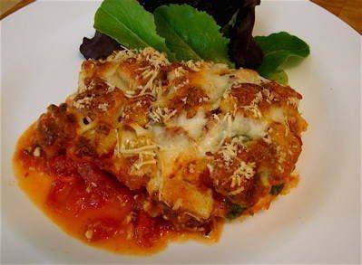 دجاج بالجبن البرميزان في الفرن ‎‎