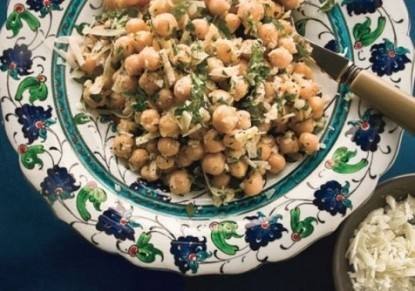 طريقة عمل سلطة الحمص‎‎