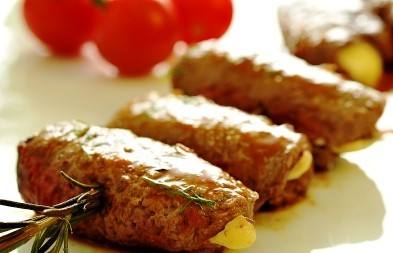 طريقة عمل لحم محشي زيتون‎‎