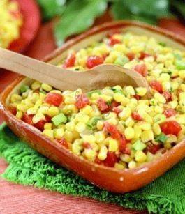 سلطة الذرة والزيتون ‎‎