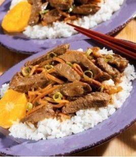 أرز بشرائح اللحم ‎‎