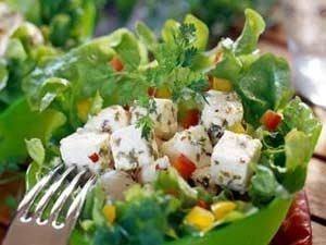 سلطة الخضروات والتفاح ‎‎