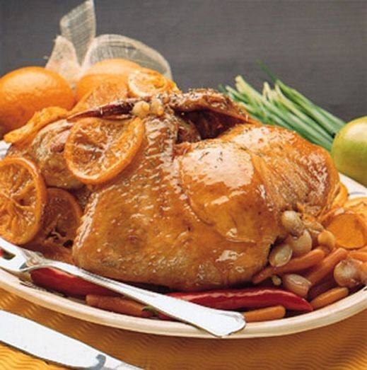 روستو الدجاج بالبرتقال‎‎