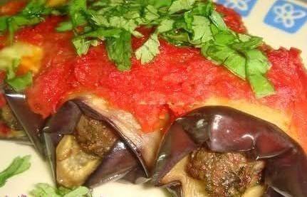 أصابع الكفتة بالباذنجان‎‎