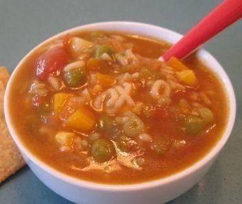 شوربة المكرونة بالطماطم‎‎