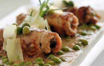 شرائح لحم ( ستيك) ملفوف‎‎