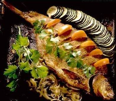 صينية سمك في الفرن‎‎