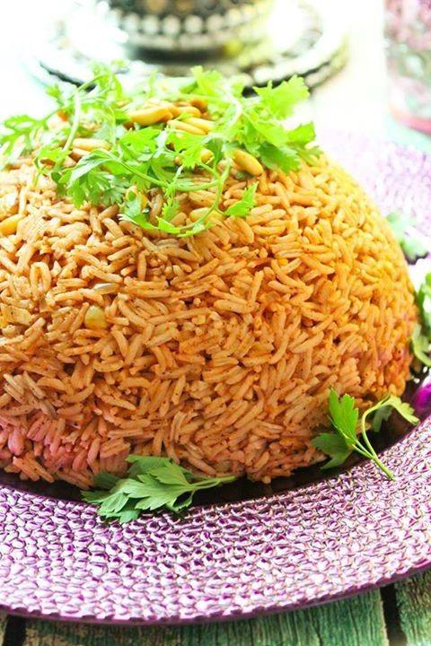 أرز مبهر بالسماق والزبيب لخبيرة الطهى آسيا عثمان‎‎