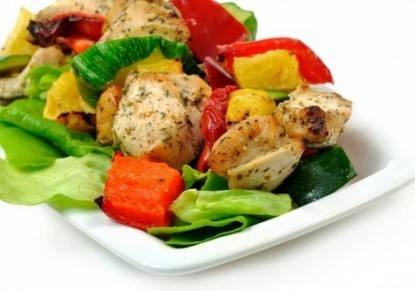 سلطة الدجاج بالأناناس‎‎