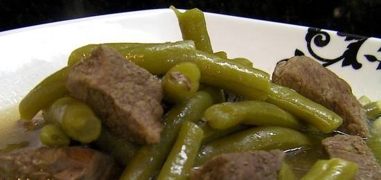 يخنة الفاصوليا باللحم‎‎