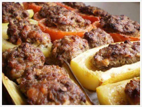 محشي الخضروات باللحم‎‎