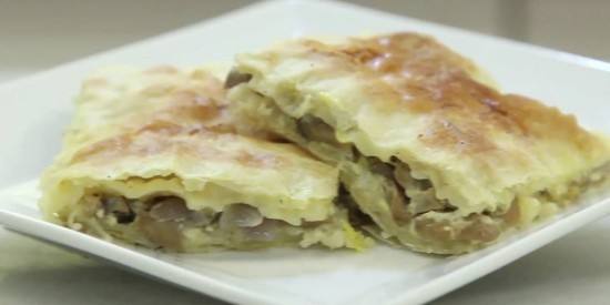 طريقة عمل صينية الجلاش بالمشروم‎‎