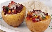 طريقة عمل محشي البطاطس باللحم‎‎