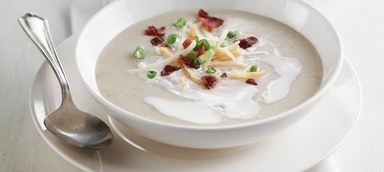 شوربة البطاطس واللبن ‎‎