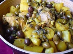 طاجن الدجاج والبطاطس ‎‎