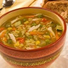 شوربة الأرز والخضروات ‎‎